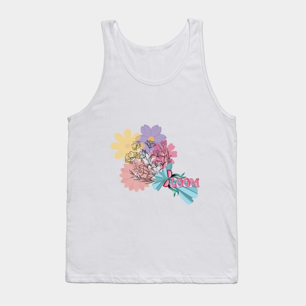 Bloom like Flower Tank Top by Watercoloristic